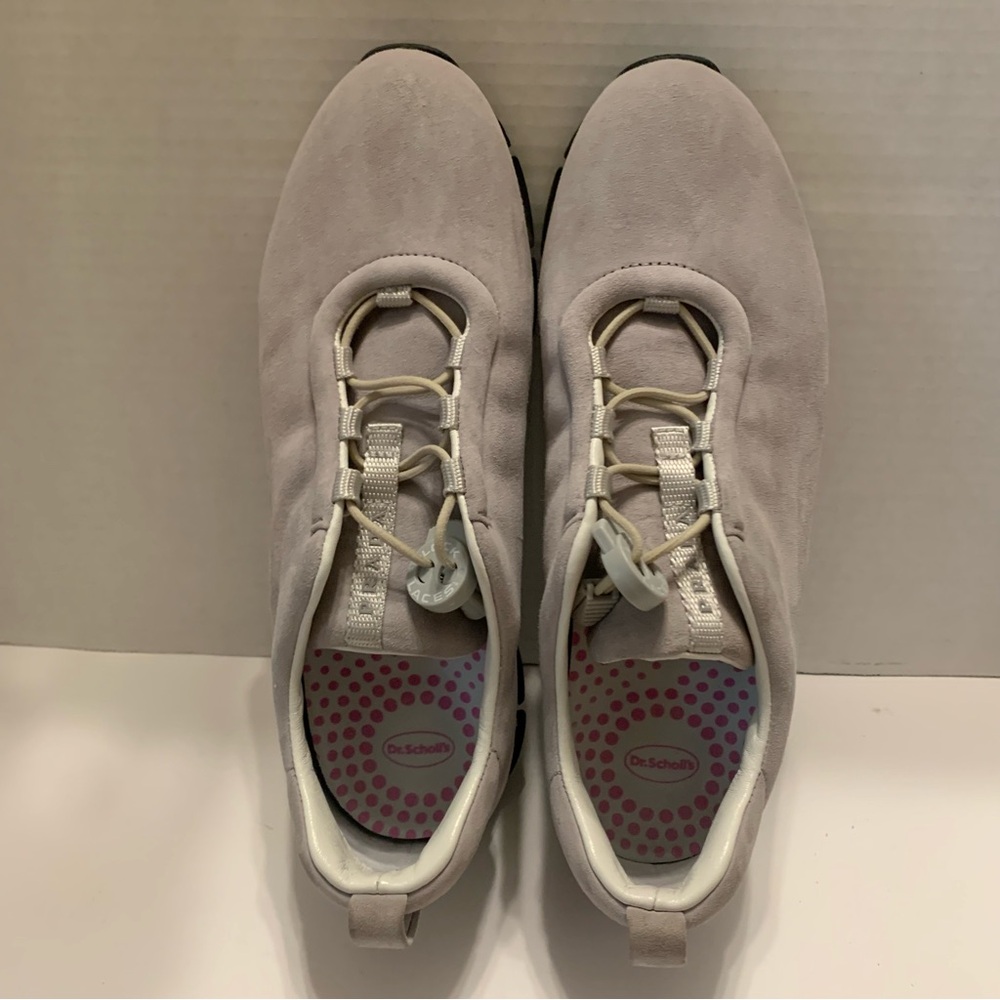 Prada Sport Suede Athletic Logo Gray Slip-on Sneakers Women's EU 37.5 / US 7.5 - Picture 3 of 7